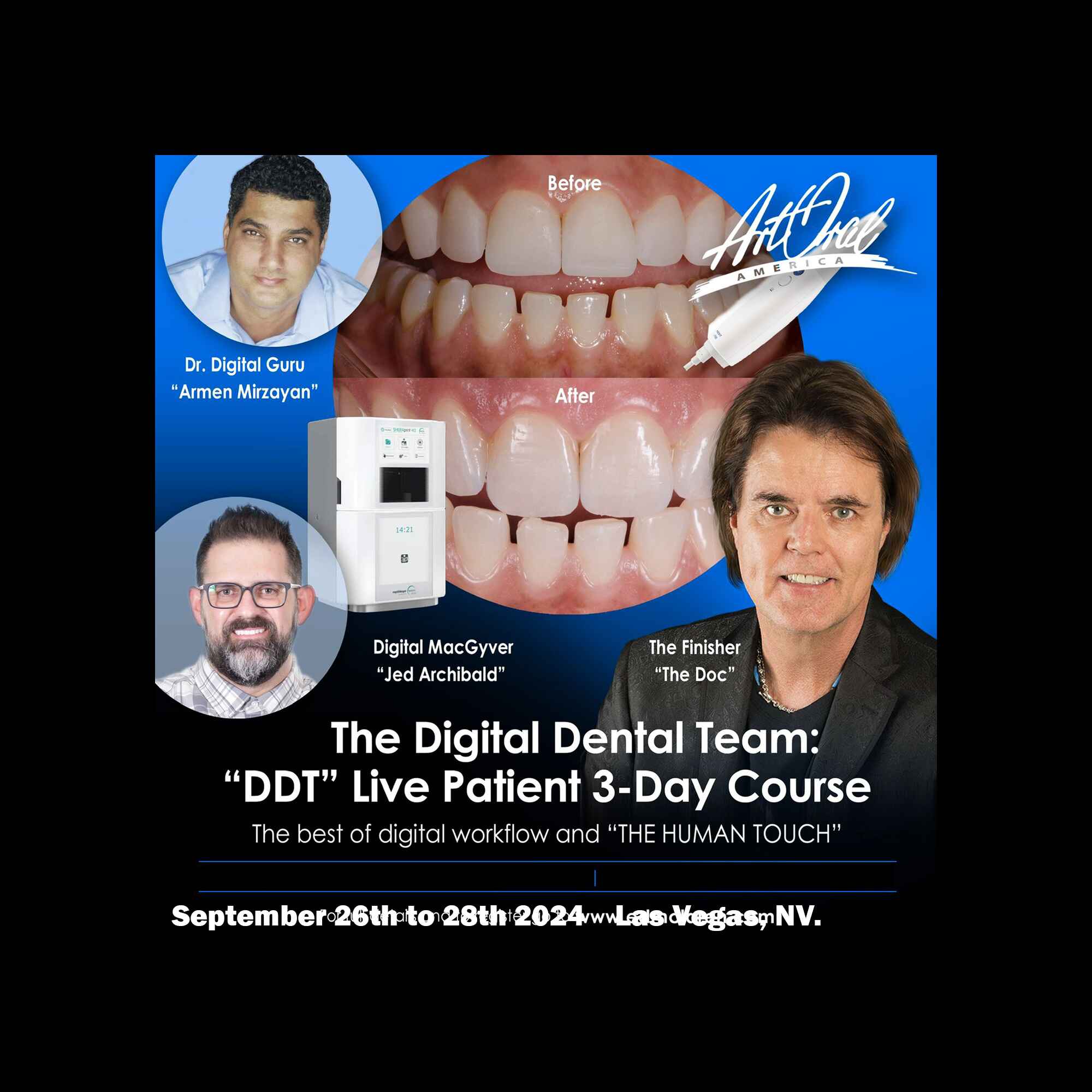 Digital Dental Team – Live Patient (Dentists) (September 26th to 28th)